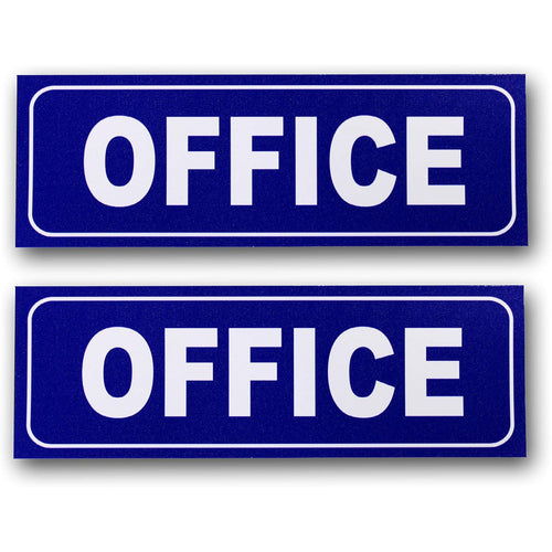 eSplanade Office Sign Sticker Decal - Easy to Mount Weather Resistant Long Lasting Ink Size (9