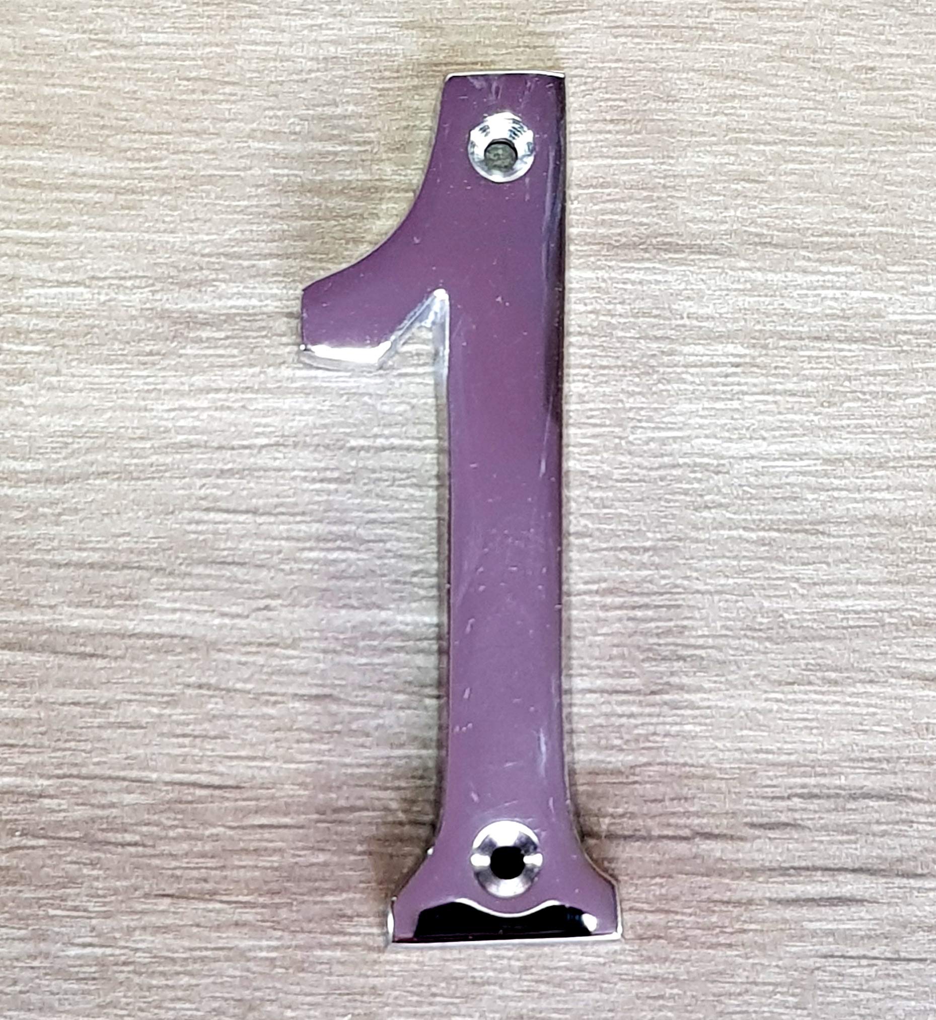 eSplanade 4" Brass House Hotel Door Number Plaque Sticky Numeric Numerical Digit 0-9