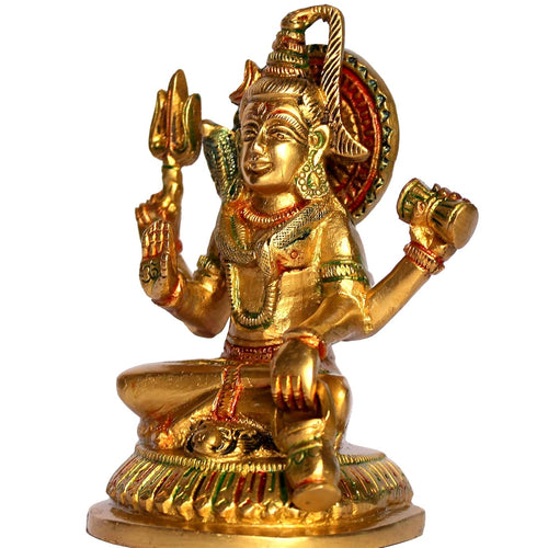 Stonkraft Brass Shiva/Shiv Idol Murti Statue Adiyogi 5