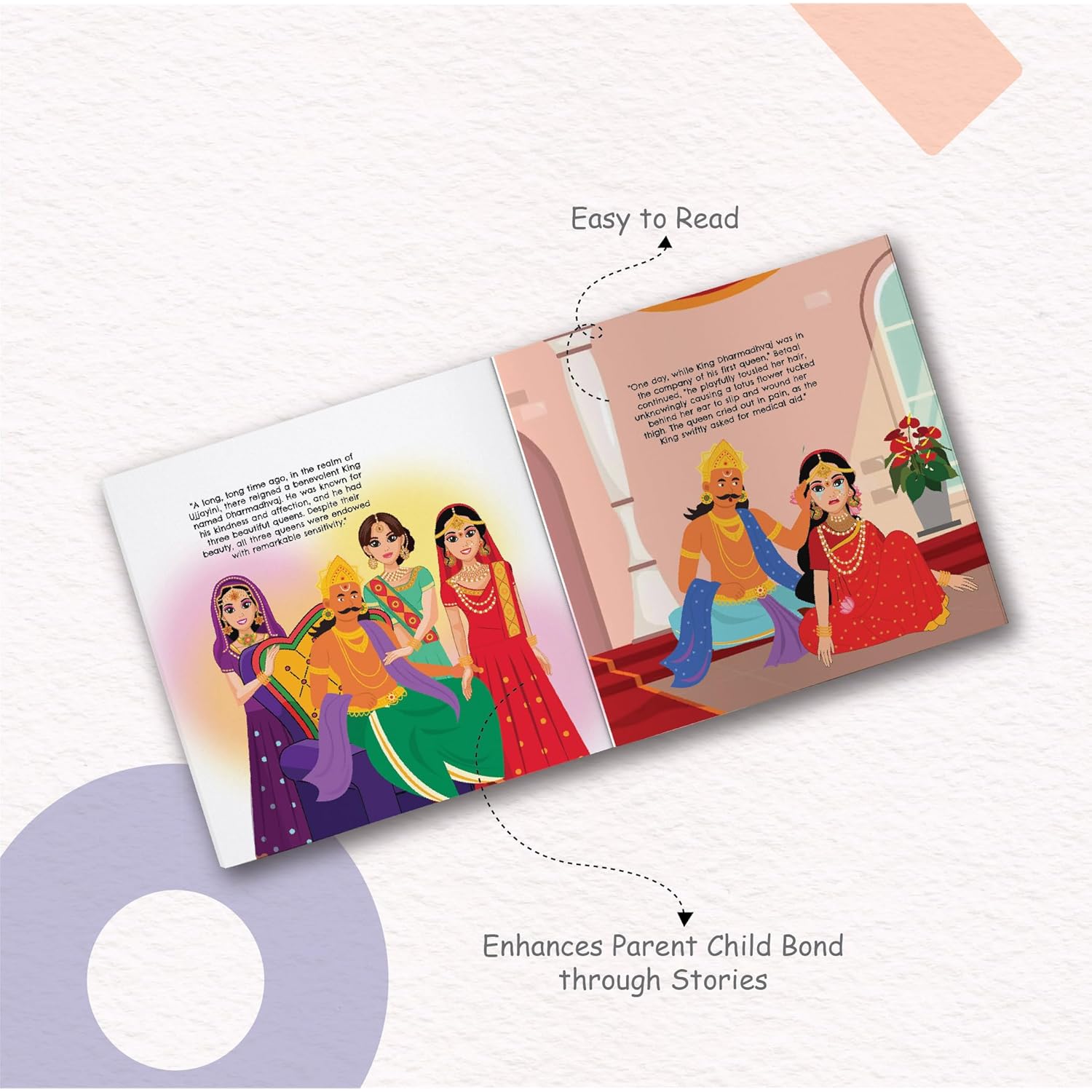 Yug Folk Books: The Queen's Three Trials - Story of Sensitivity! Includes Engaging Activity for Kids. Ages 3 - 8 years. Perfect for Gifts too