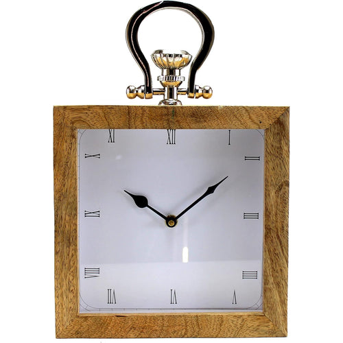 eSplanade Wooden Hanging Wall Clock - 7 inches | Time Piece | Home Decor
