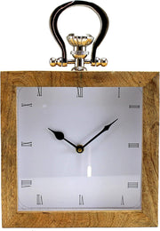 eSplanade Wooden Hanging Wall Clock - 7 inches | Time Piece | Home Decor