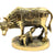 eSplanade Brass Holy Kamdhenu Kamadhenu Cow and Calf Sculpture - Lucky Figurine Idol Statue Sculpture- 6",5.5", 2.75"