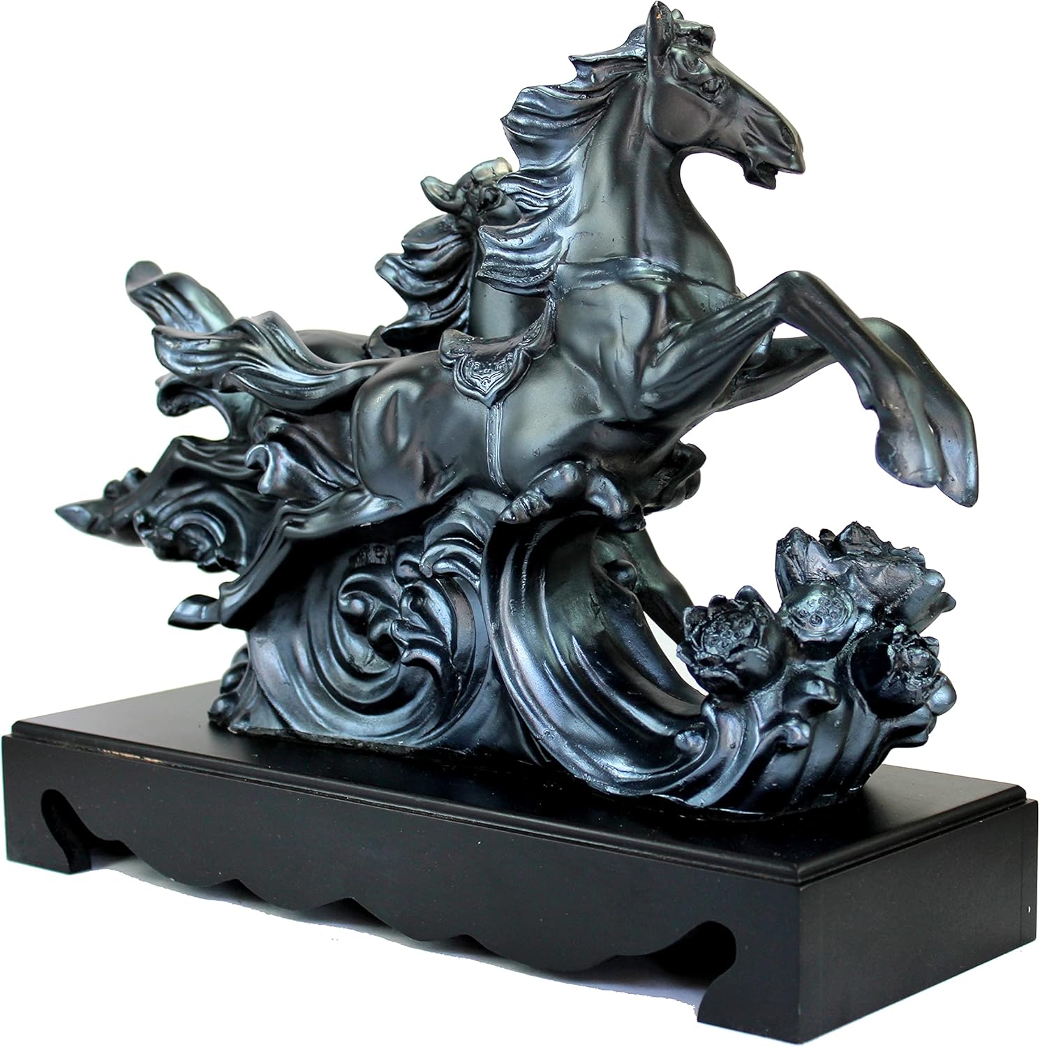 eSplanade Resin Running Horse Sculpture or Showpiece - 15 inches | Home Decor