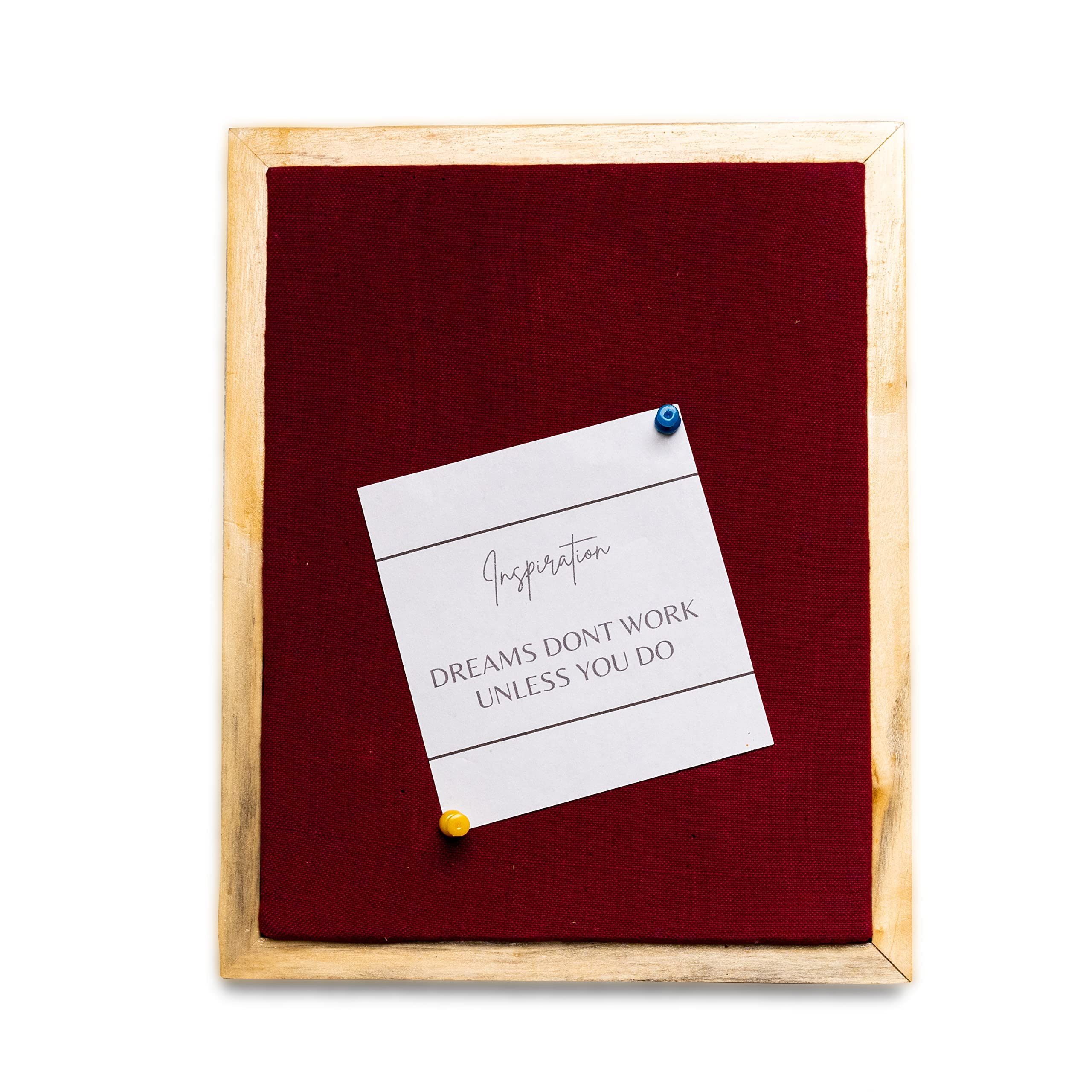 IVEI Combination Board with Magnet Board, Pin Board & Whiteboard- Set of 3- Wine -Innovative Organizer for Kids and Adults with Magnets to Do Boards, Best Gift for Home, Office, School- (Small)- Wine, yellow