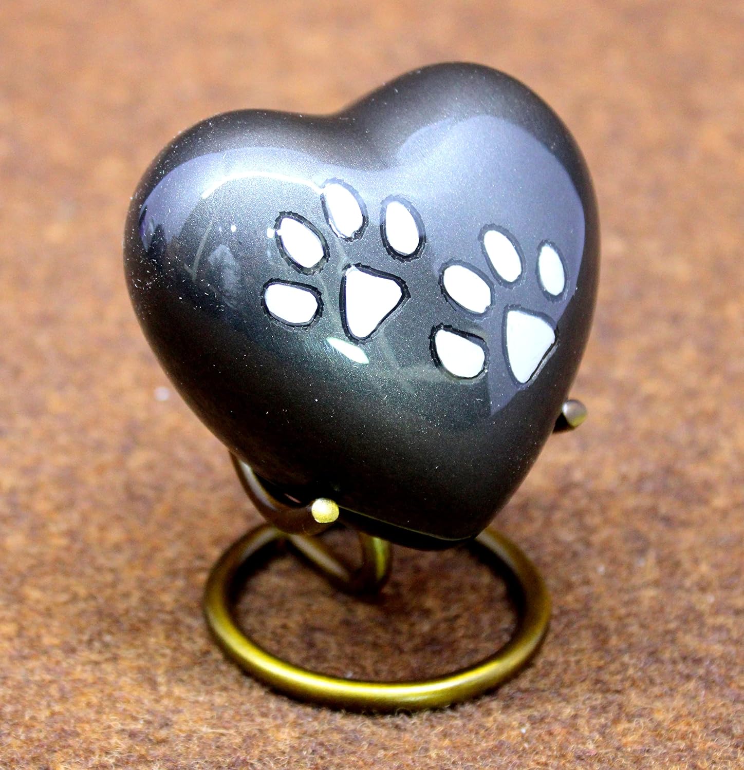 eSplanade cat Dog pet Cremation Mini Heart urn Keepsake Memorial | Small urn for Ashes Funeral Burial