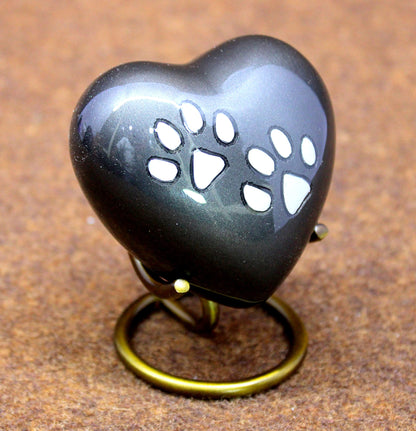 eSplanade cat dog pet Cremation Mini Heart urn Keepsake Memorial | Small urn for Ashes Funeral Burial