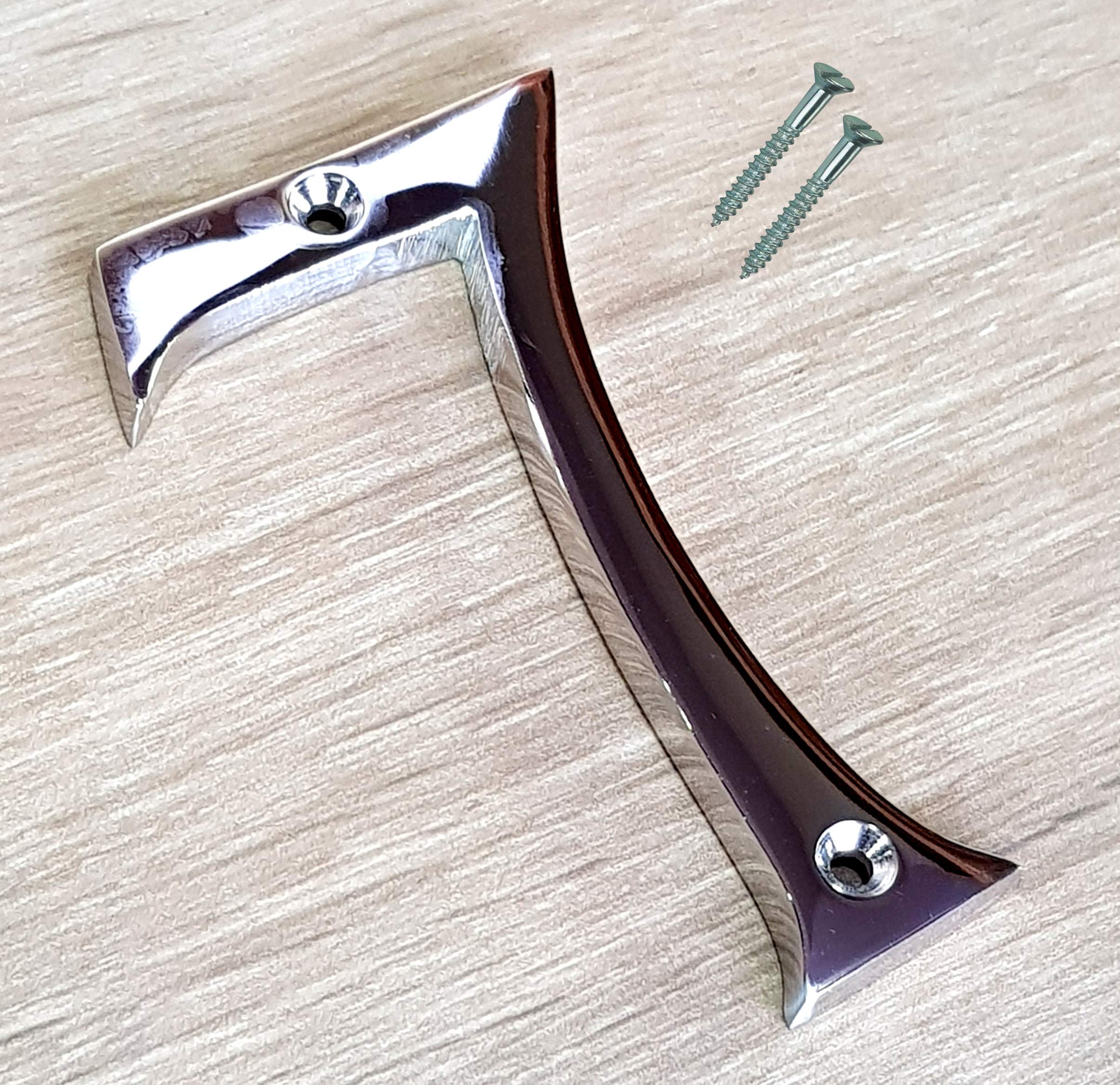 eSplanade 4" Brass House Hotel Door Number Plaque Sticky Numeric Numerical Digit 0-9