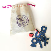 MFM Toys English Alphabets Uppercase & Lowercase (CVC Words Practice) 52 Thick Letters