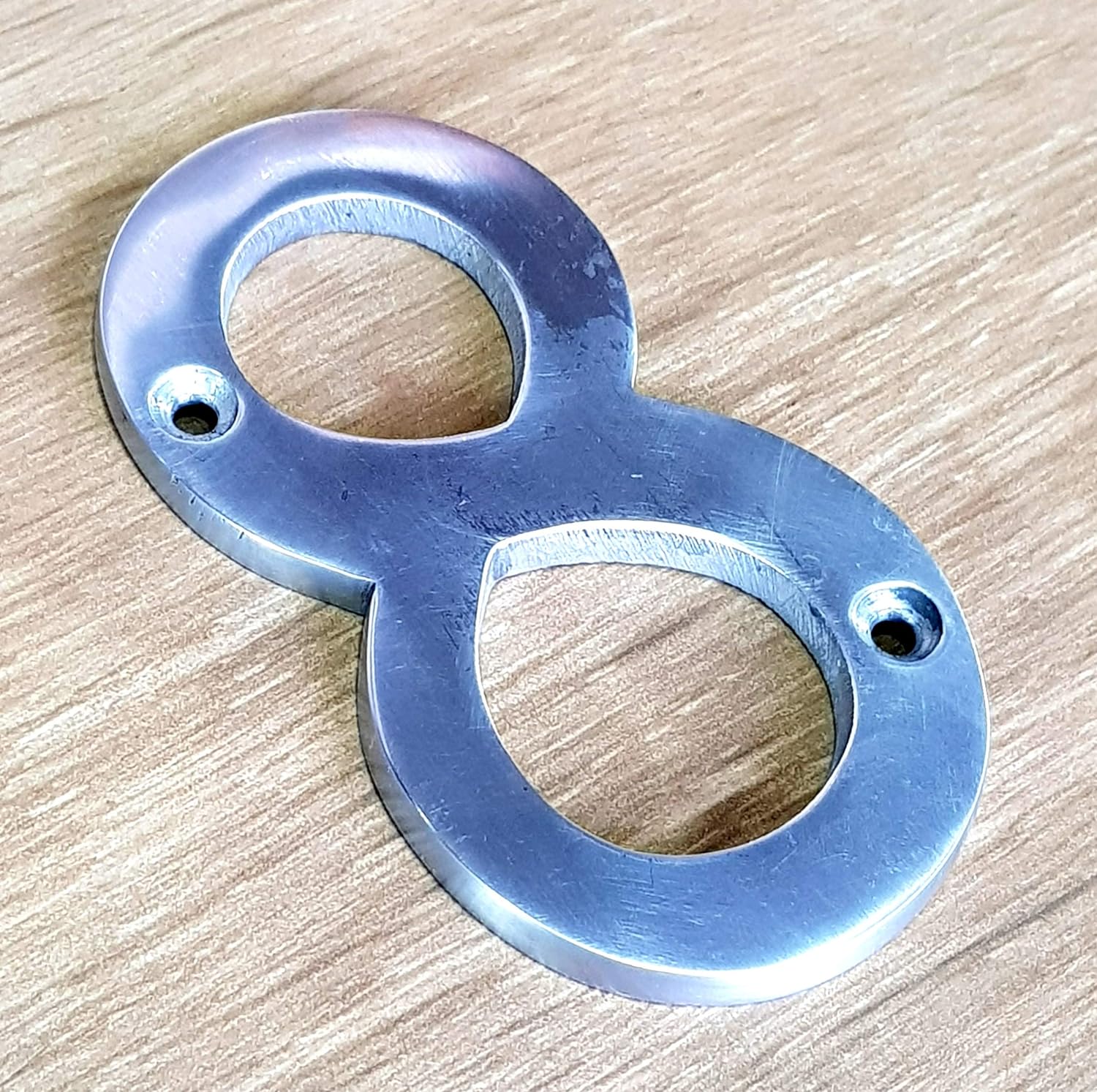 eSplanade 4" Aluminum House Hotel Door Number Plaque Sticky Numeric Numerical Digit 0-9