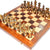 StonKraft 14" X 14 Wooden Chess Game Board Set + Brass Chess Pieces Staunton, best gift idea for birthday and Christmas