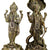 eSplanade Resin Lord Vishnu Narayana Moorti Murti Idol Statue | Pooja Idols - Home Decor | Multicolor - 12.5" Inches