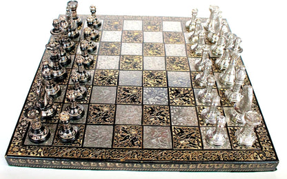 StonKraft 1234; x 1234; Collectible Premium Brass Made Chess Board Game Set + All Brass Pieces