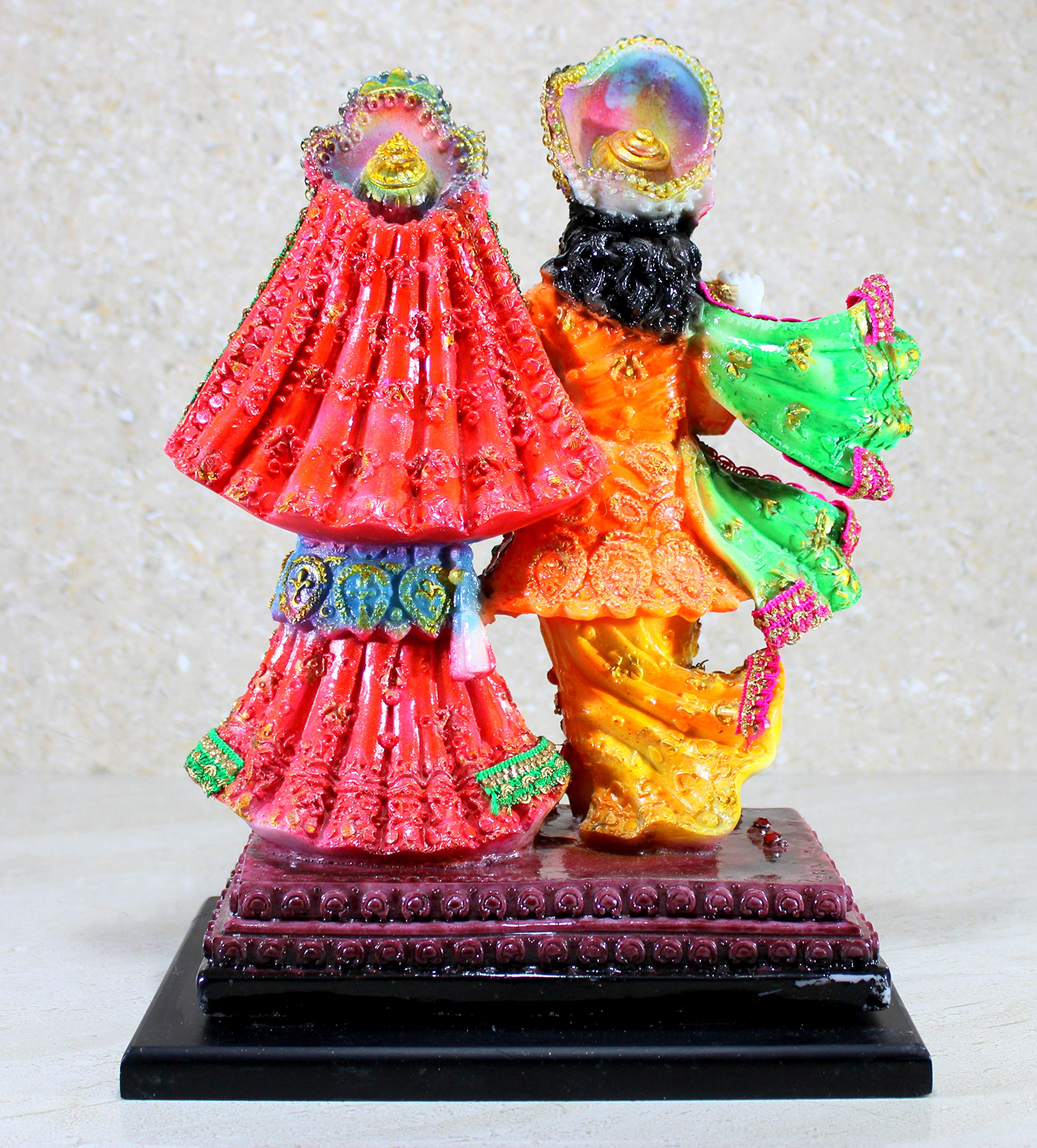eSplanade Resin Radha Krishna Murti Idol Statue Sculpture for Home Temple and Decor