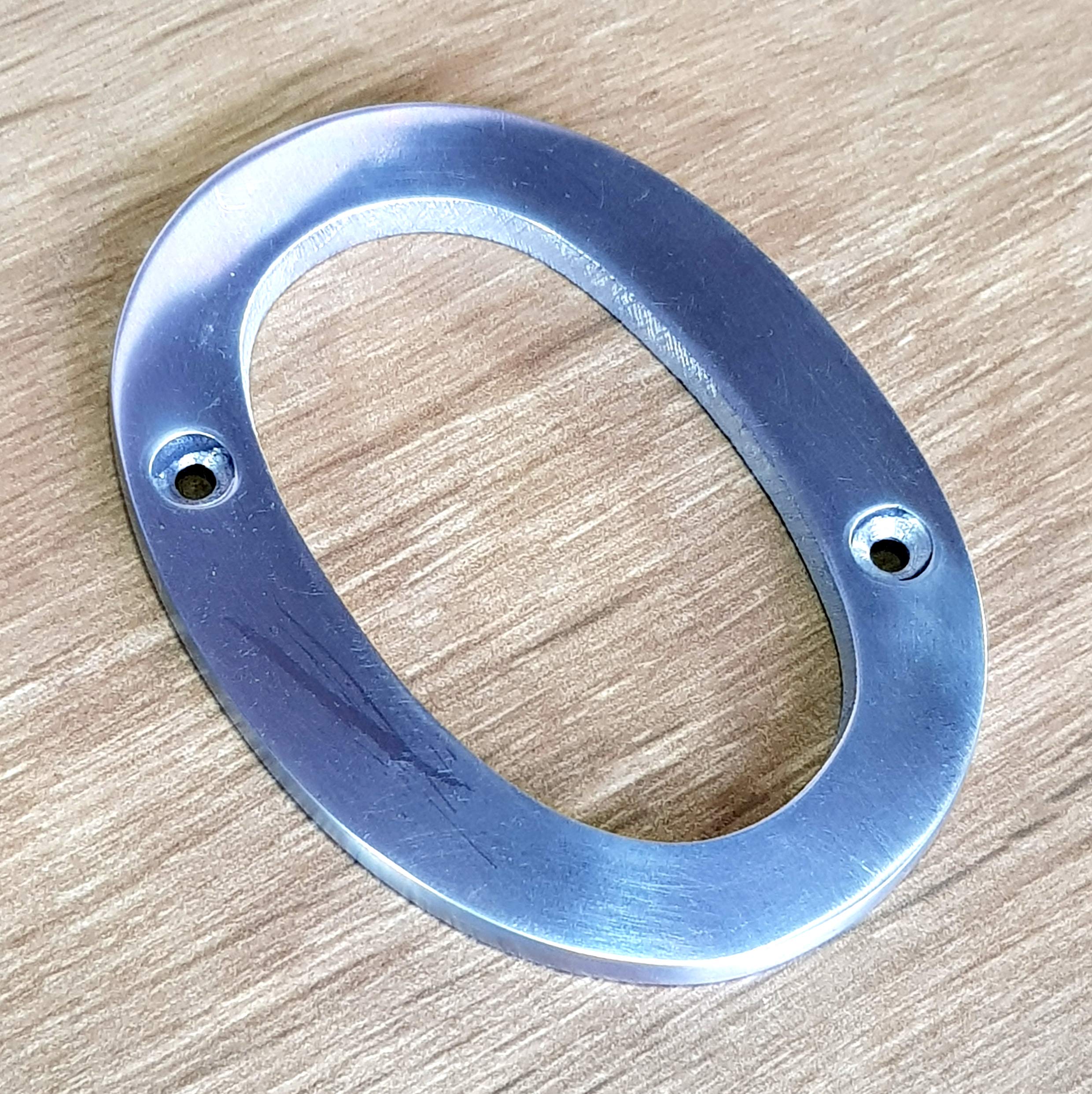 eSplanade 4" Aluminum House Hotel Door Number Plaque Sticky Numeric Numerical Digit 0-9