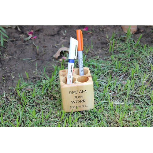 IVEI Wooden Pen Stand Cube - Dream