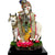 eSplanade Resin Lord Krishna with Cow Murti Idol Statue Sculpture (10")