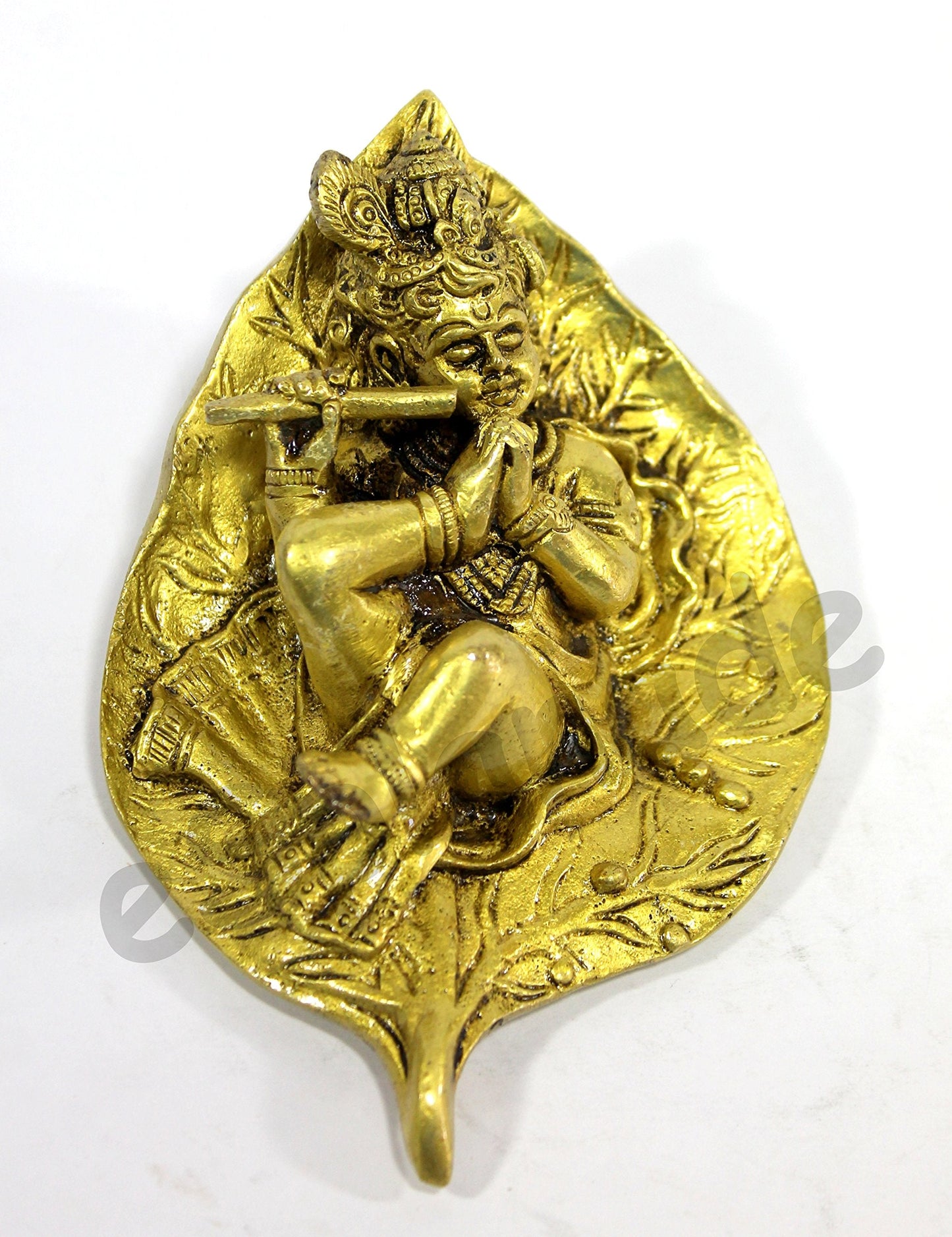 eSplanade - Lord Krishna Kishan Gopal Gopala Murti Idol Statue Sculpture - Brass - 9.5"