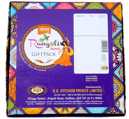 TOTA Rangoli Kit for Floor Rangoli for Pooja Art and Craft for Kids (Rangoli Kit)