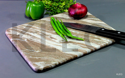 KLEO Marble Cutting Board Cheese Platter Multi-purpose Serving Platter (White)