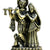 StonKraft - Radha Krishna Pair Murti Idol Statue Sculpture - Brass - 6" Inches - Antique