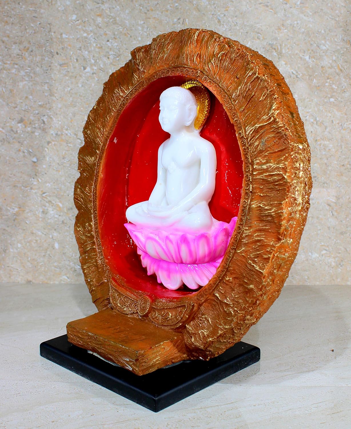 eSplanade Resin Lord Mahavir Idol/Mahavir Swami Jain Murti Statue Idol Sculpture for home decor