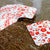 eSplanade Disposable Printed Paper Coasters - Use and Throw Reversible Round Paper Coasters - Set of 100 - Red & Black Floral