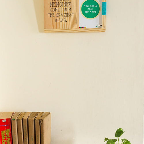 IVEI wooden photoframe for wall and desk - Memories - picture quote - gifts for photographer - souvenir gifts - farewell gifts