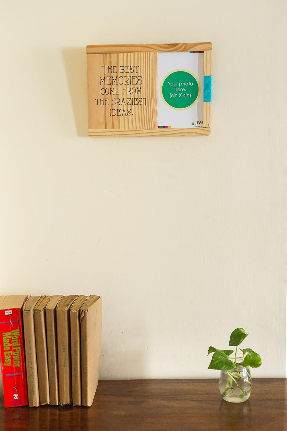 IVEI wooden photoframe for wall and desk - Memories - picture quote - gifts for photographer - souvenir gifts - farewell gifts