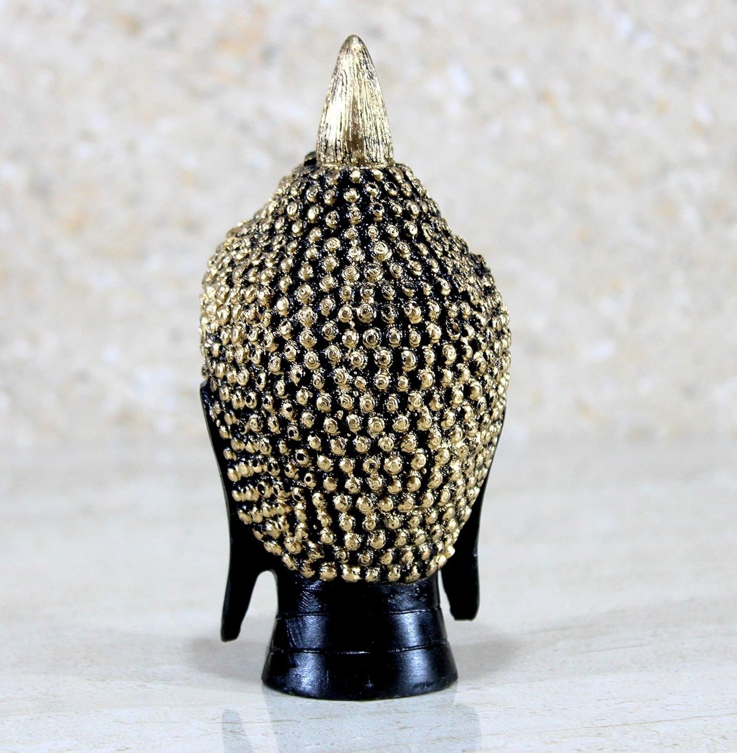 eSplanade Resin Buddha Face/Head Showpiece, Home Decor | Idol | Statue | Figurine | Murti | Statue (5" inches)