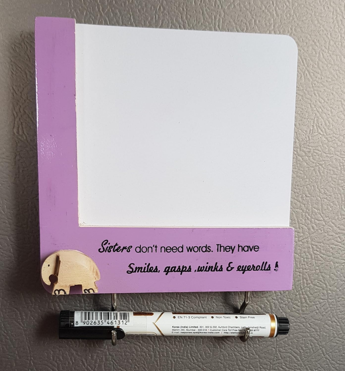 Whiteboard magnet for Sister - innovative rakhi gifts - gifts for sister - utility magnets