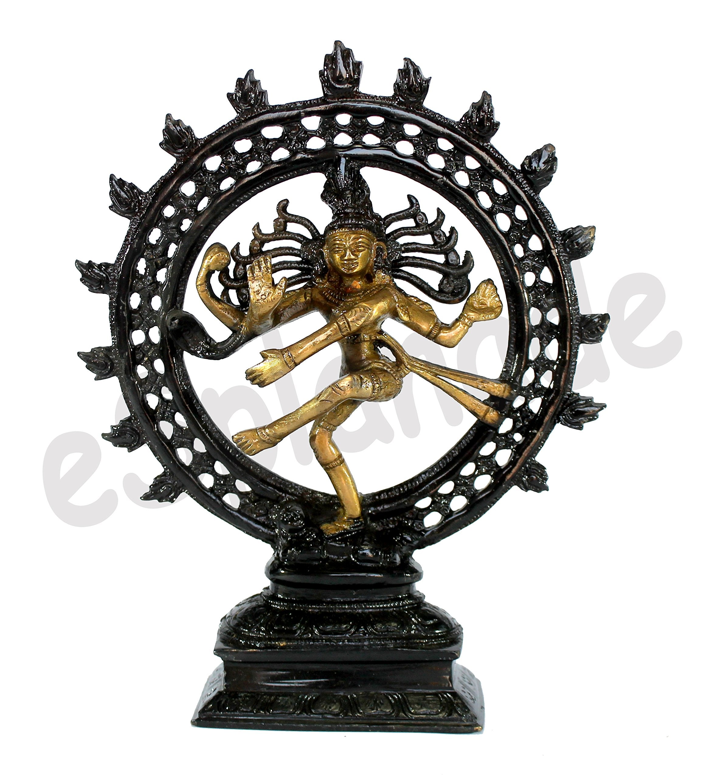 ESPLANADE Brass Natraj Murti Statue Idol Sculpture Shiva - The of Dance Natrajan, Home Decor Figurines