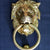 StonKraft Brass Lion Door Knocker Knockers Gate Knocker Door Accessories (Lion 5")