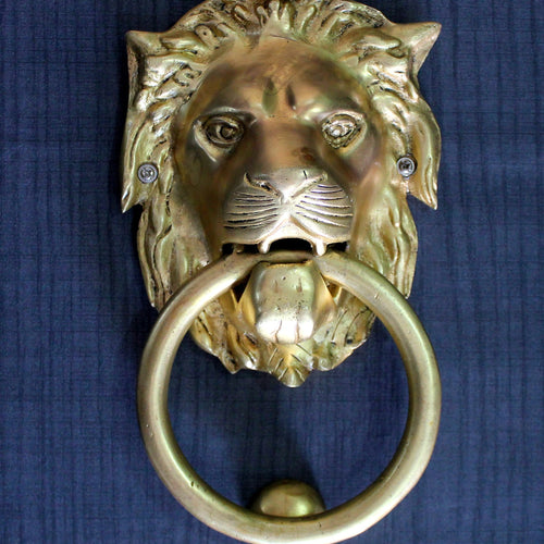 StonKraft Brass Lion Door Knocker Knockers Gate Knocker Door Accessories (Lion 5