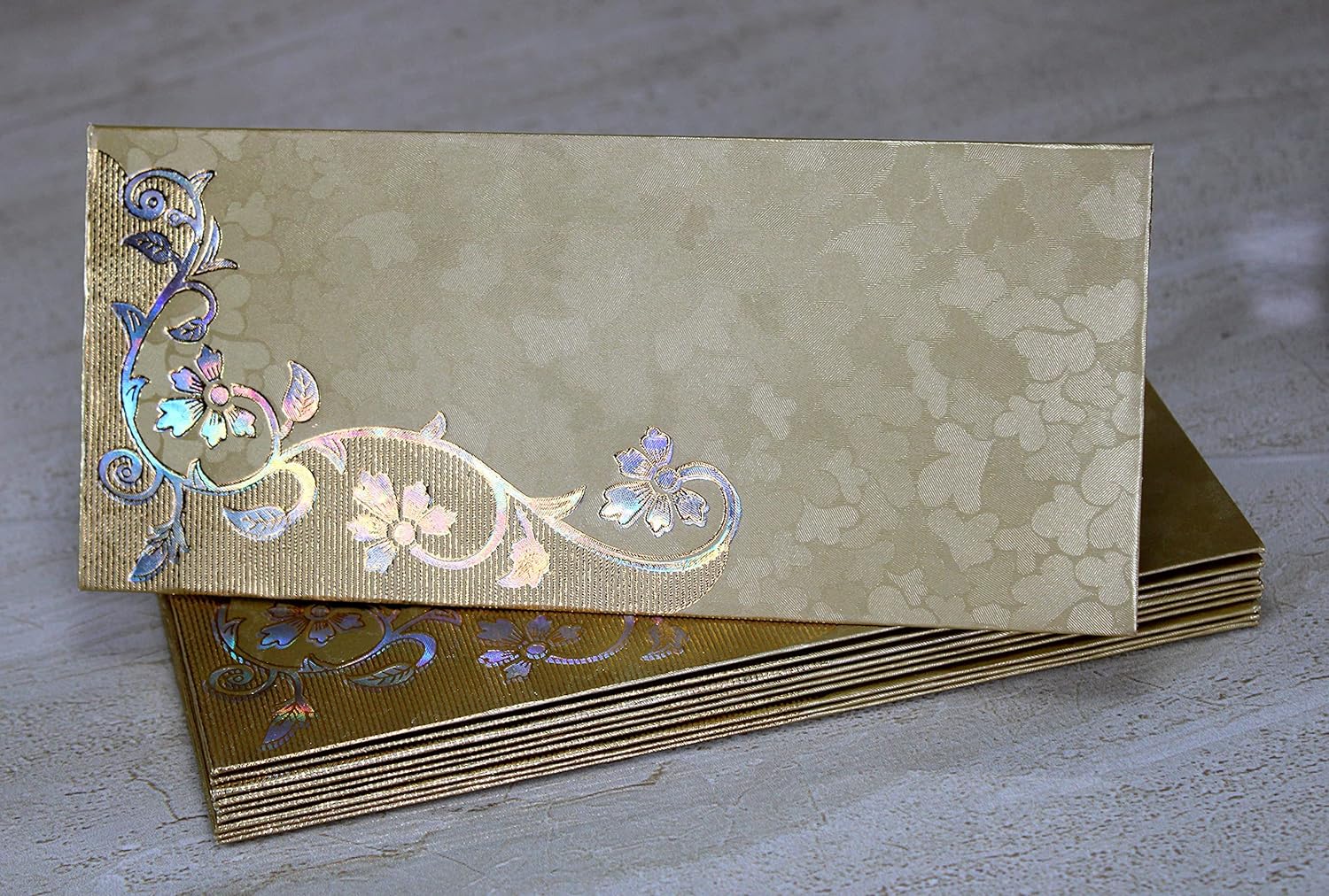 eSplanade Money Gift Envelopes - Lifafa Pack of 20 Embossed & Printed Paper