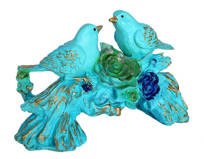 eSplanade Love Birds Showpiece | Bird Statue Romantic Couple Gift Decorative Showpieces Items (Multicolour)