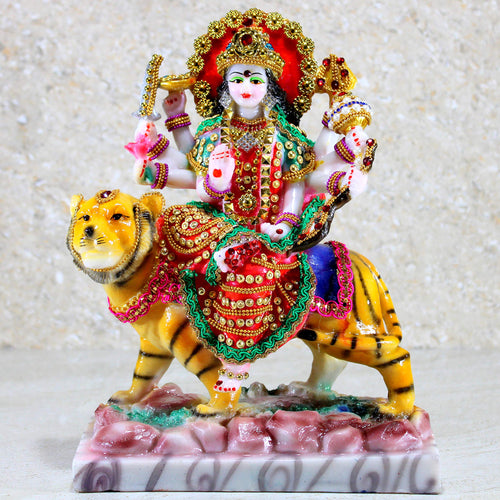 eSplanade Maa Durga Mata Rani Statue Idol for Home Mandir (8