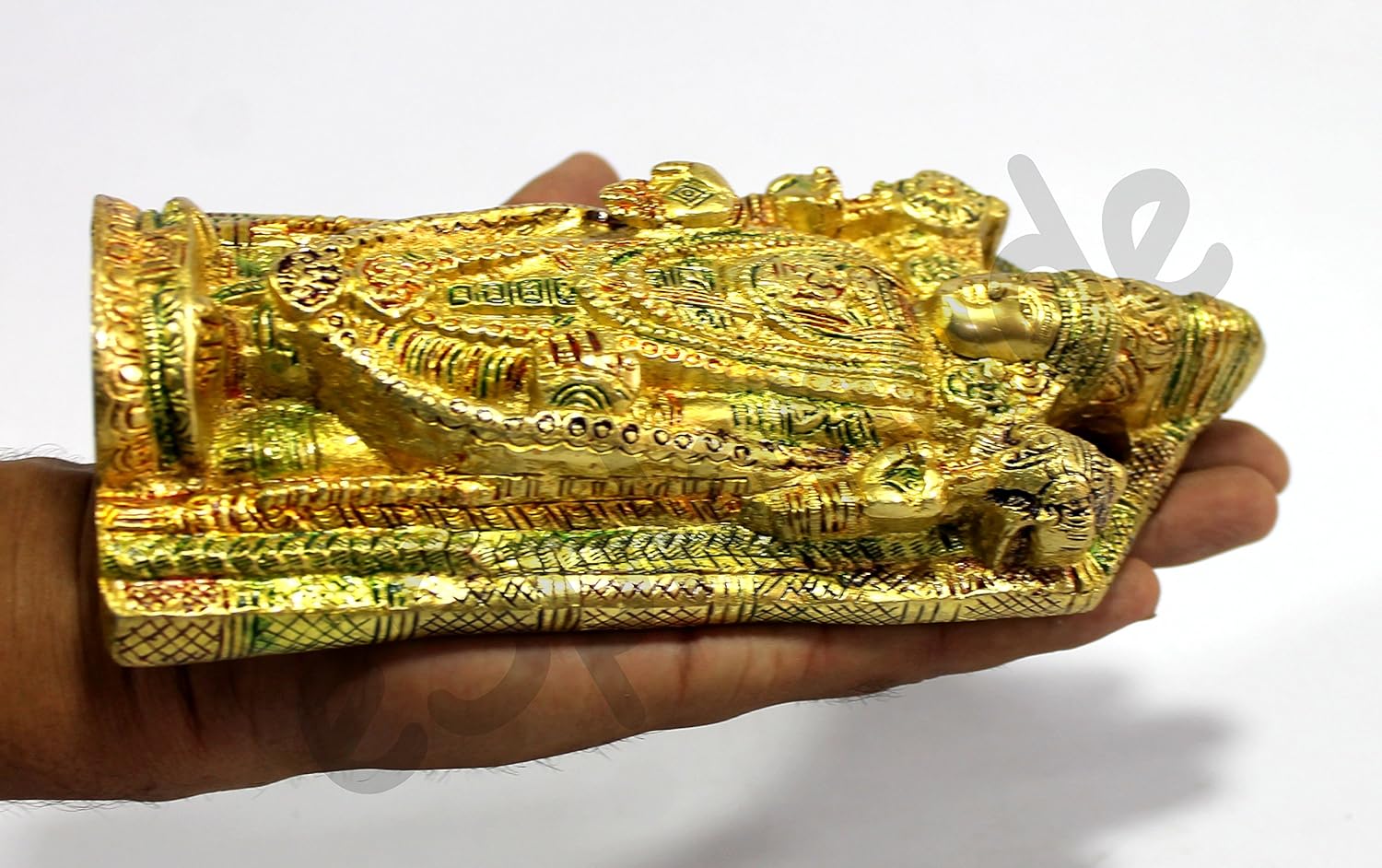 eSplanade - Brass Balaji Venkatesh Tirupati (Tirupathi Balaji) Pooja Mufti Idols or Statue for pooja, worship or Home Decor 7.75 inches
