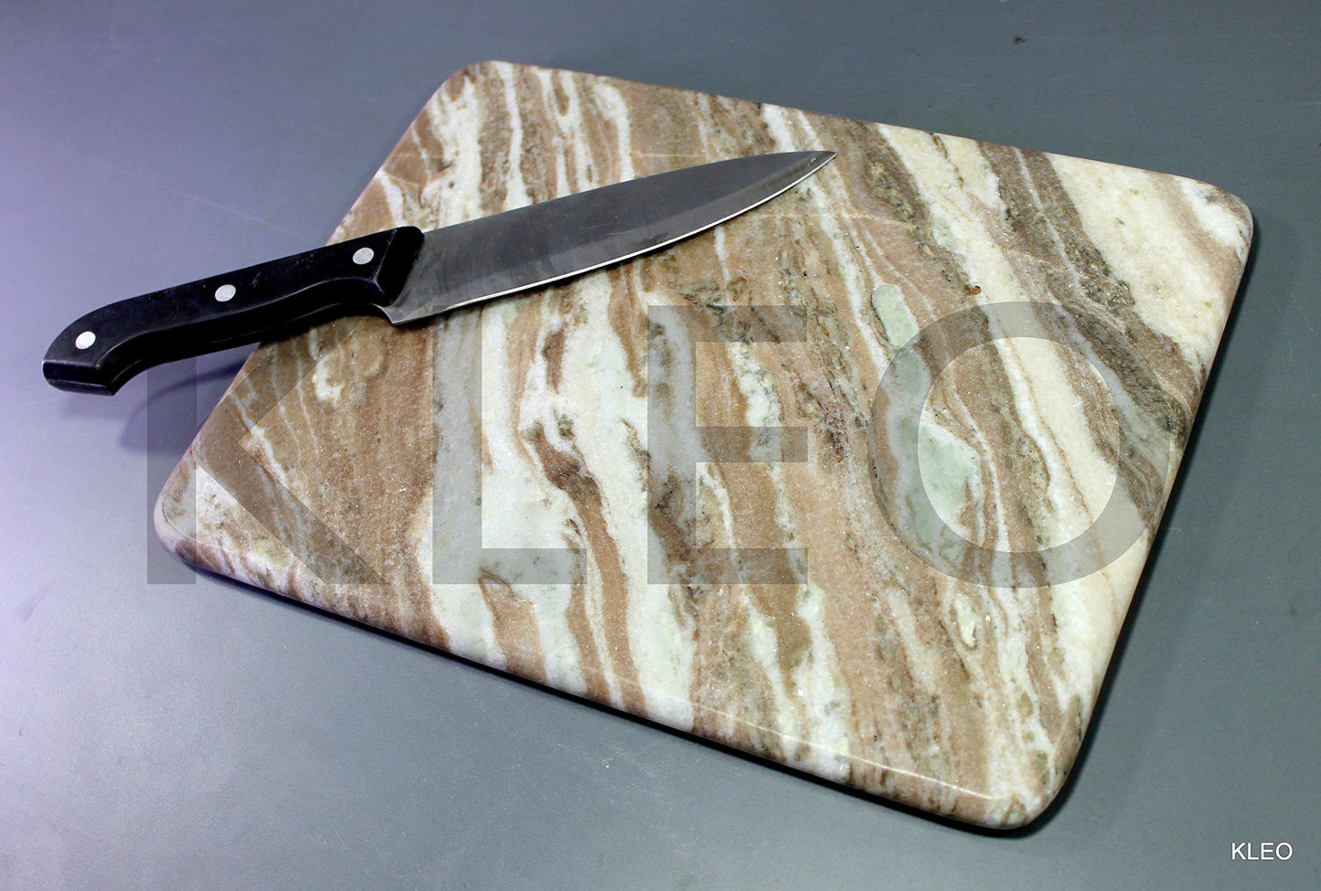 KLEO Marble Cutting Board Cheese Platter Multi-purpose Serving Platter (White)