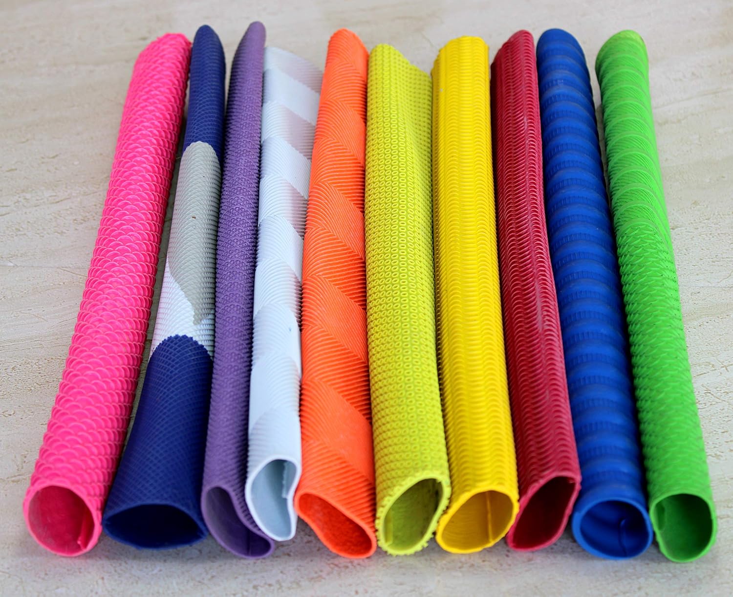 StonKraft 10 Piece Cricket Bat Grips - Available in Multi color | Cricket Grips | Bat Sleeve