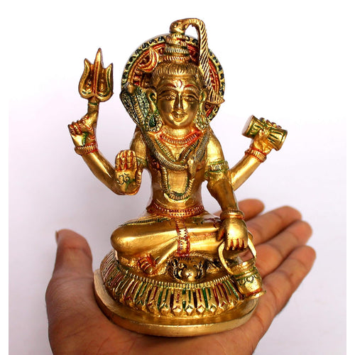 Stonkraft Brass Shiva/Shiv Idol Murti Statue Adiyogi 5