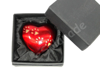 eSplanade cat dog pet Cremation Mini Heart urn Keepsake Memorial | Small urn for Ashes Funeral Burial