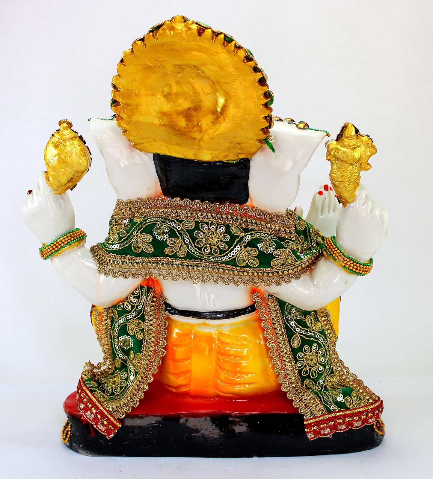 eSplanade Resin Ganesh Ganesha Ganpati Murti Idol Statue Sculpture (13") | Pooja Idols | Home Decor