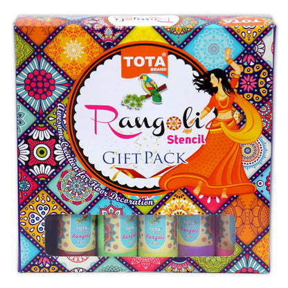 TOTA Rangoli Kit for Floor Rangoli for Pooja Art and Craft for Kids (Rangoli Kit)