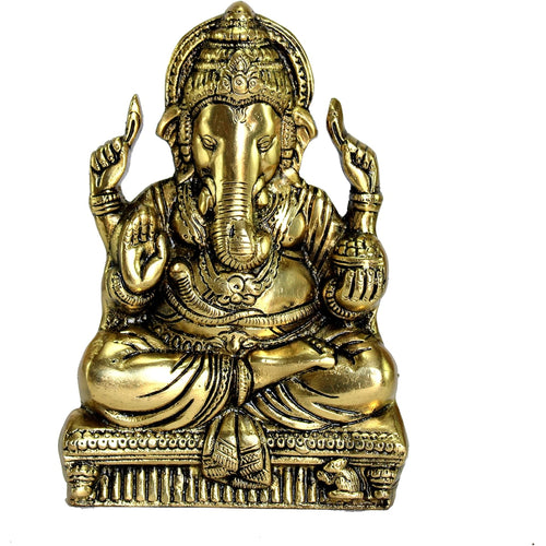 Lord Ganpati Ganesha Ganesh Murti Moorti Idol Statue Sculpture Wall Hanging for Home Temple Home Decor