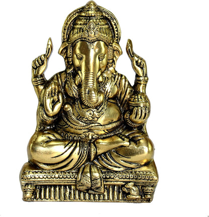 Lord Ganpati Ganesha Ganesh Murti Moorti Idol Statue Sculpture Wall Hanging for Home Temple Home Decor