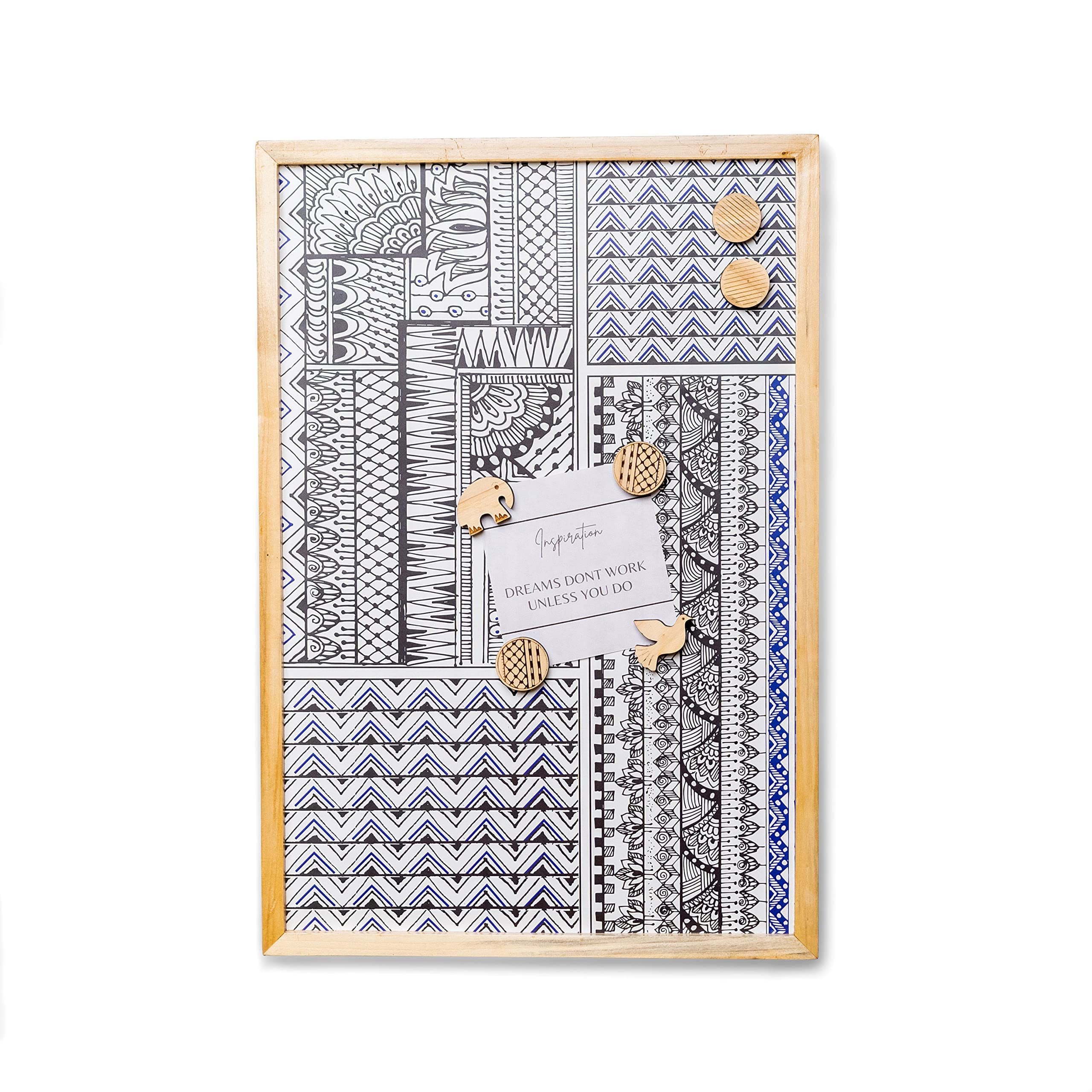 IVEI Combination Board with Magnet Board, Pin Board & Whiteboard- Set of 3- Dark Blue -Innovative Organizer for Kids and Adults with Magnets- To Do Boards - Best Gift for Home, Office, School- (Big) Blue, Pink,Orange