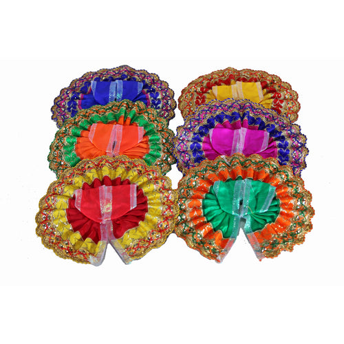 Esplanade Ladoo Gopal Poshak | God Dress | Bhagwaan Ki Poshaak | Dev Vastra - (Set of 6)