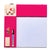IVEI Pinboard + Whiteboard, Combination (Elephant - Blue & Pink)