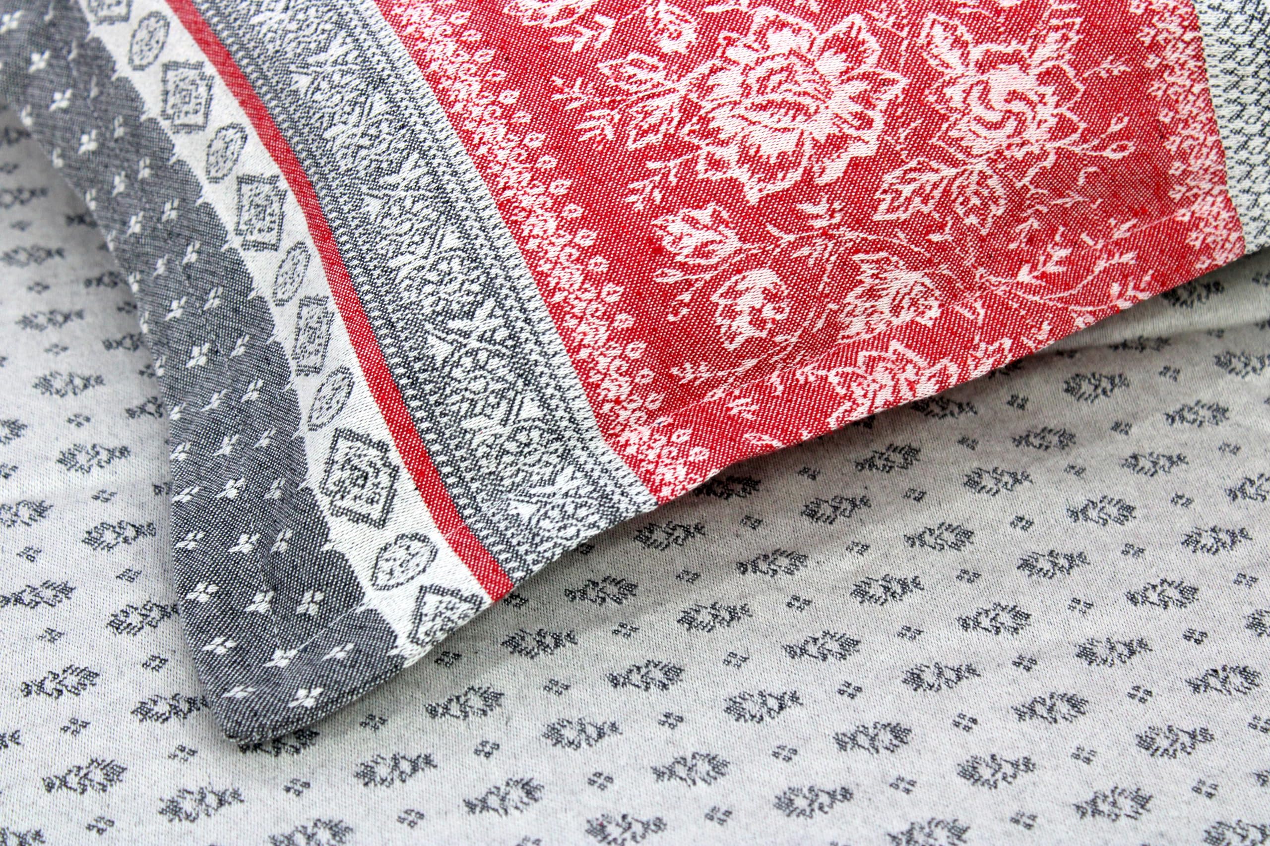 Premium 100% Cotton King Size Bedsheet Set - Minimalist Design - 110 x 105 Inches, with 2 Pillow Covers - 29 x 20 Inches